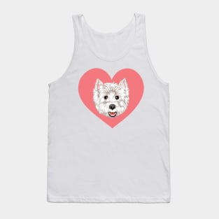 My Westie Valentine Tank Top